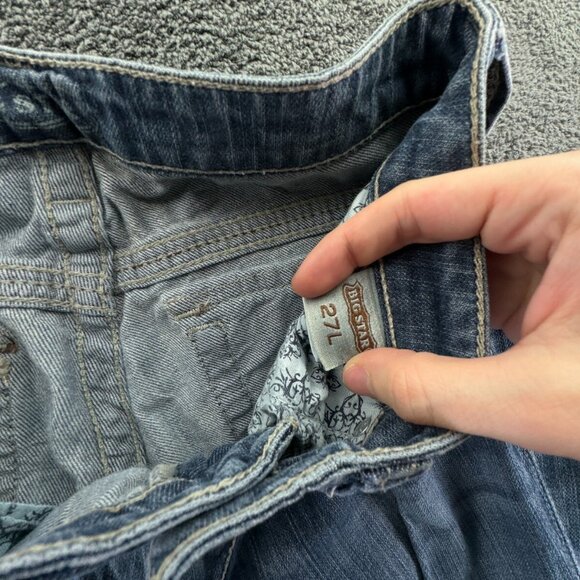 Big Star Jeans Maddie Bootcut Women 27L Denim Blue Adult Cotton Stretch Urban - Picture 11 of 16